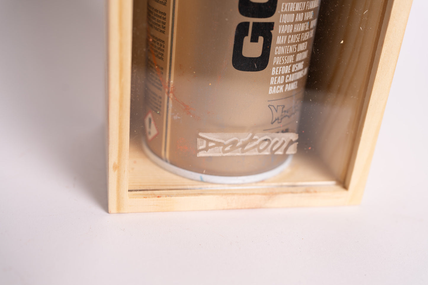 Collectible Spray Paint Can (Orangina)