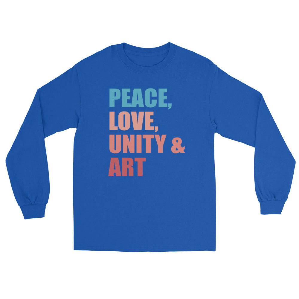 Peace, Love, Unity & Art -Long Sleeve Shirt