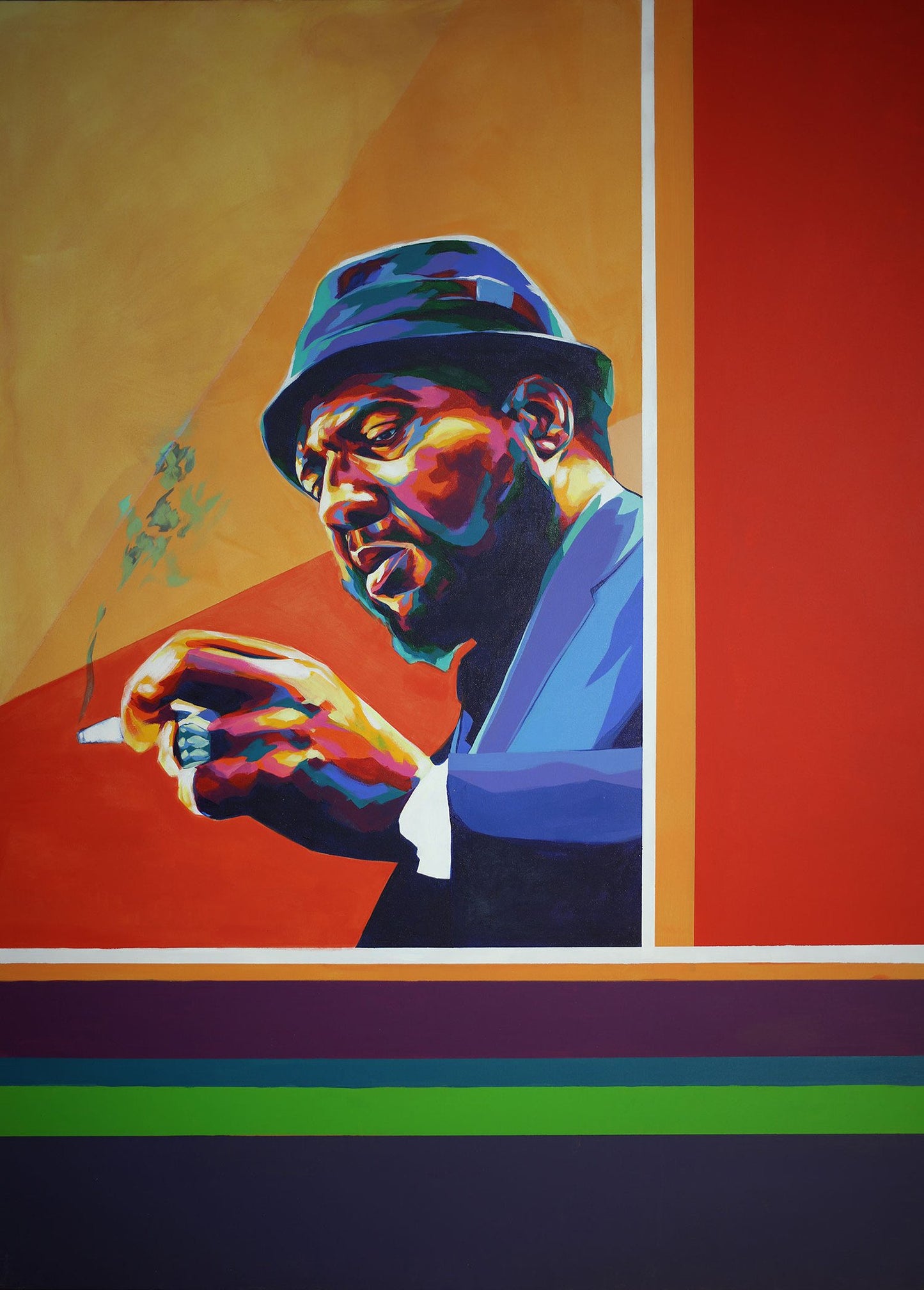 The Monk in the Blue Hat