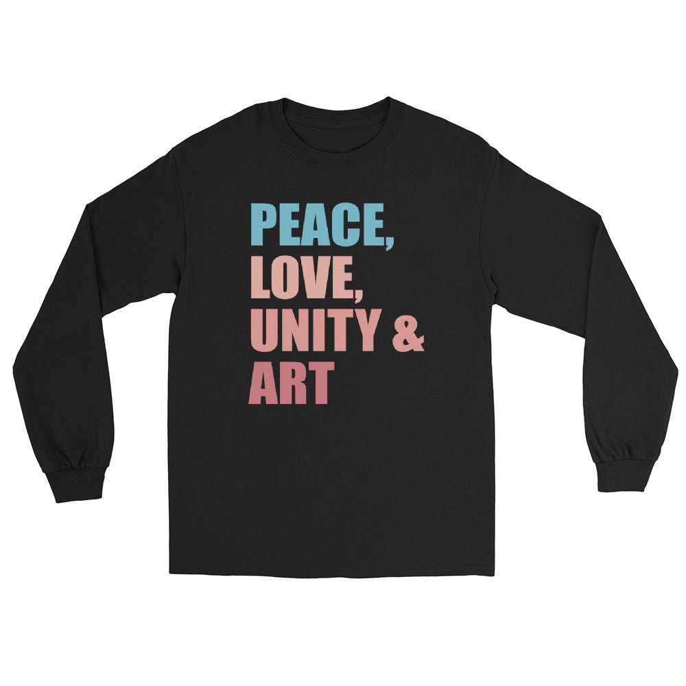 Peace, Love, Unity & Art -Long Sleeve Shirt